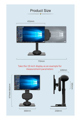 Het professionele Monitorbureau zet Aluminiumlegering het Automatische Opheffen op