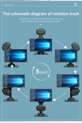 Automatische roterende liften Computer Monitor Mount voor nek stijfheid