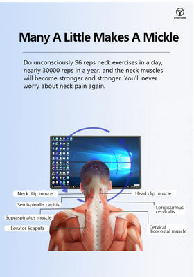Matte zwarte nek therapie instrument van laptop lcd monitor montage om stijfheid te ontspannen