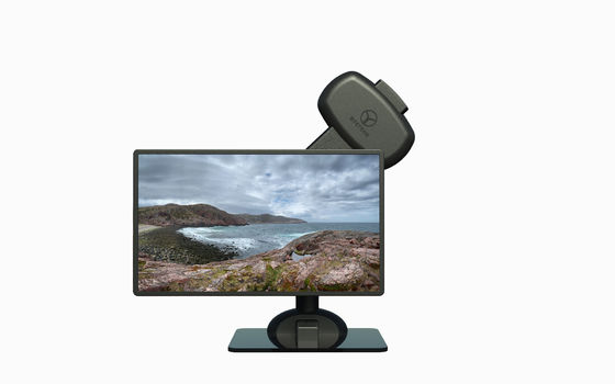 BYESTIFF Lifting Rotating Monitor Mount Stand Om nekpijn te verlichten