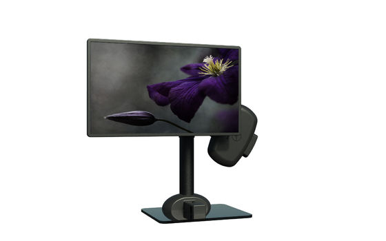 Elektrische draaiende pc-monitor montage stand om stijfheid van de nek te verlichten