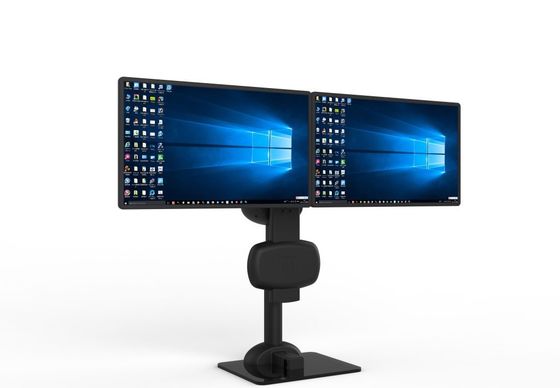 Elektrische Lifting Roterende Dual Monitor Stand Arm Voor het verlichten van nekpijn