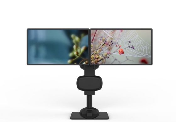 Elektrische Lifting Roterende Dual Monitor Mount voor het verlichten van nekpijn