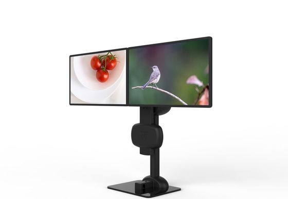 Elektrisch Lifting Roterende Dual Monitor Stand Voor Verlichting nekpijn