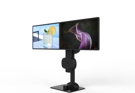 Elektrisch tillen Draaiend Dual Monitor Arm Stand voor het verlichten van de stijfheid van de nek