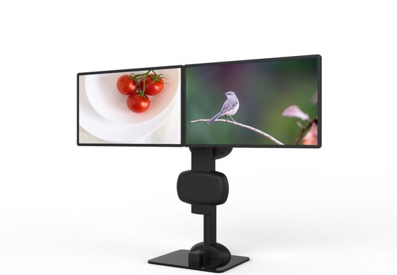 Automatisch opheffen roterende dubbele monitor arm montage voor het verlichten van nek en lumbale pijn