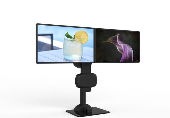 Elektrische Lifting Roterende Dual Monitor Mount Bracket voor het verlichten van nek- en rugpijn