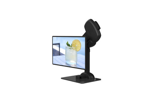 De Monitorlaptop van de halsstijfheid Tribunebeweging langzaam het Automatische Roteren