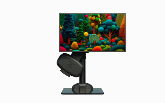 Automatisch draaiend LCD-monitor op laptop om nekpijn te verlichten
