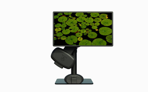 Zwarte elektrische opheffing roterende monitor Laotop armbeugel om stijve nek te voorkomen